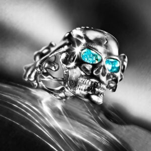 Skull with Rocks