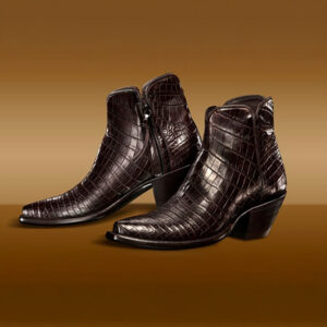 Stallion-Cult925 Alligator Boots brown